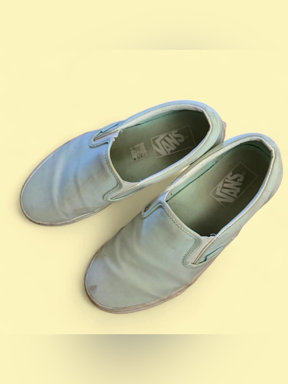Vans Slip-On Sneakers - Mint Green